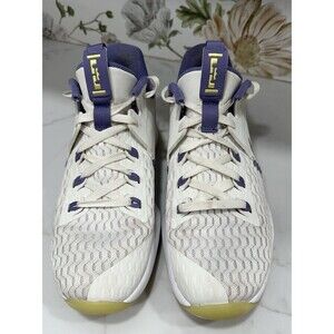 Nike LeBron Witness‎ 5 Summit White Metallic Bronze CQ9380-102 SIZE 8 Air Zoom